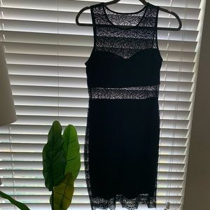 Express Lace Cutout Dress